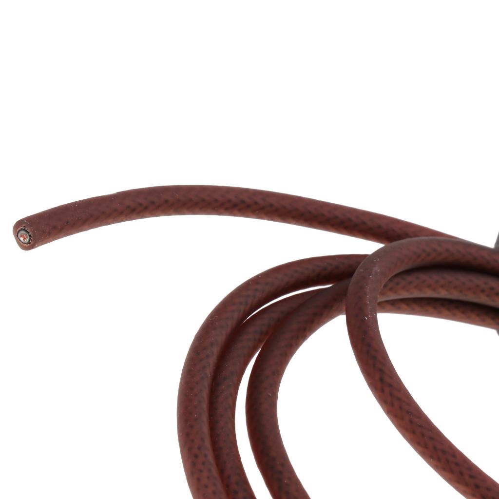 Anti-noise Guitar Cable Cord Gold Plated for Guitar Effect Parts Brown