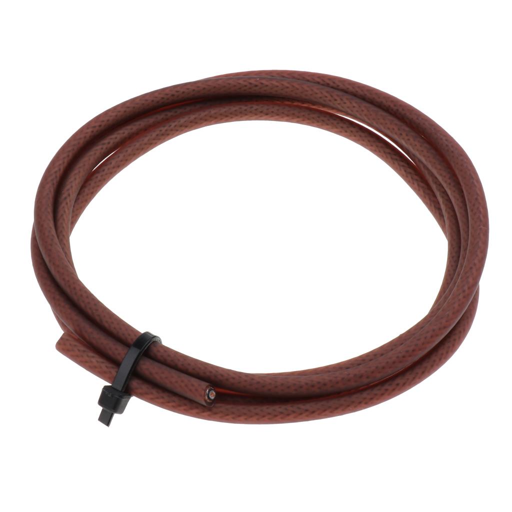 Anti-noise Guitar Cable Cord Gold Plated for Guitar Effect Parts Brown