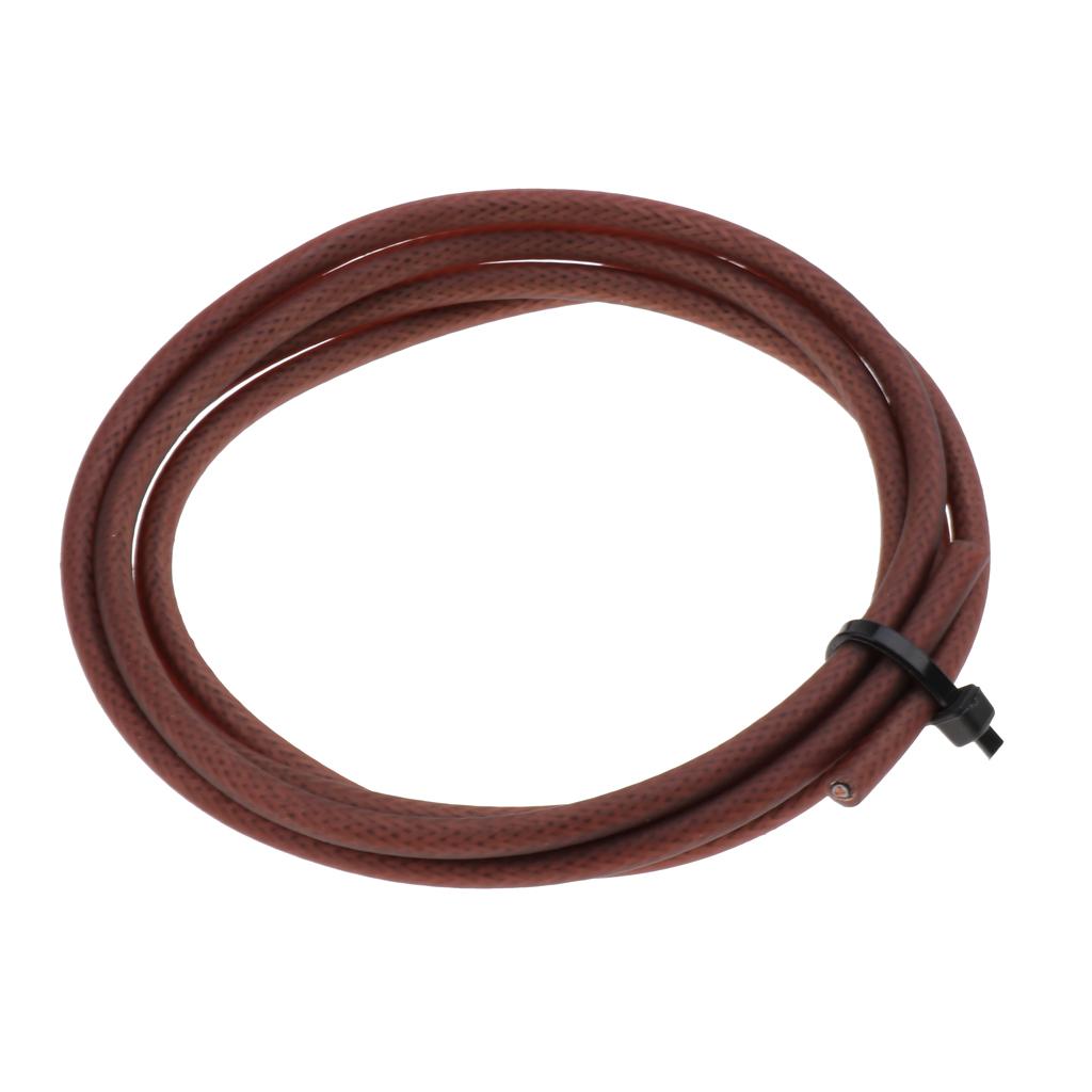 Anti-noise Guitar Cable Cord Gold Plated for Guitar Effect Parts Brown