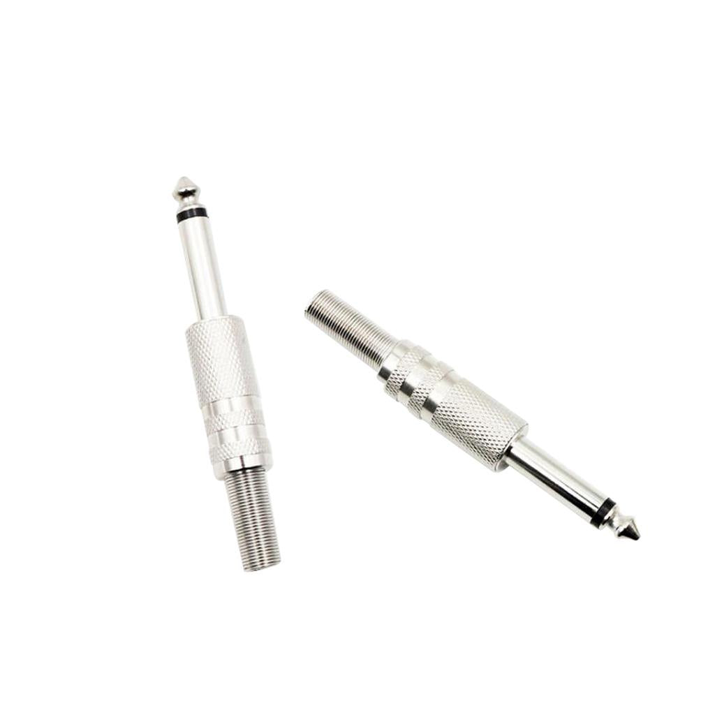 6.35mm to 6.5mm Stereo Microphone Headphone Jack Audio Adapter Plug