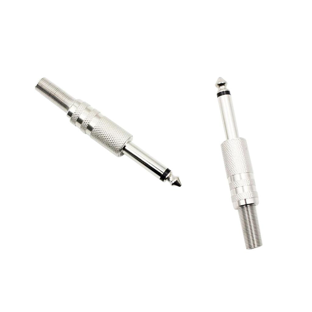 6.35mm to 6.5mm Stereo Microphone Headphone Jack Audio Adapter Plug