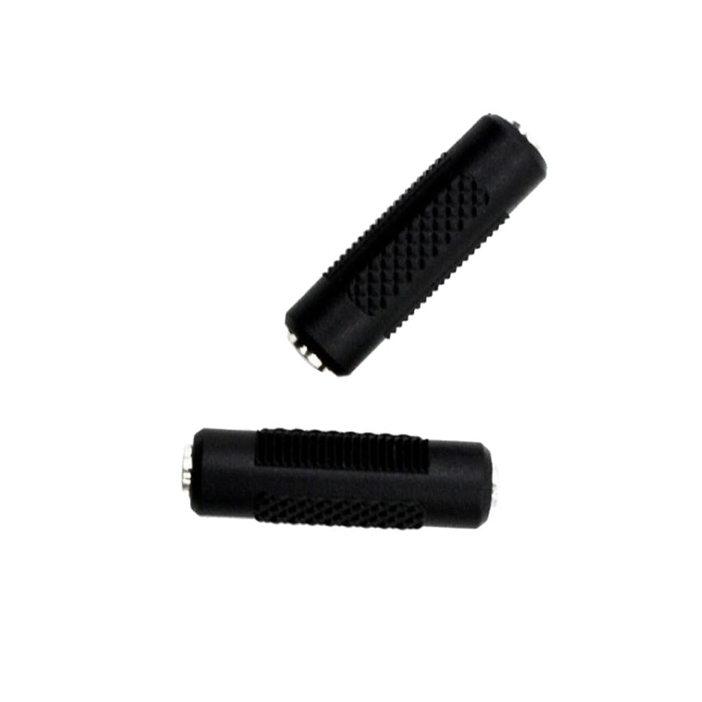 2 Pieces 3.5mm Female to 3.5mm Female Audio Adapter Converter for Musical