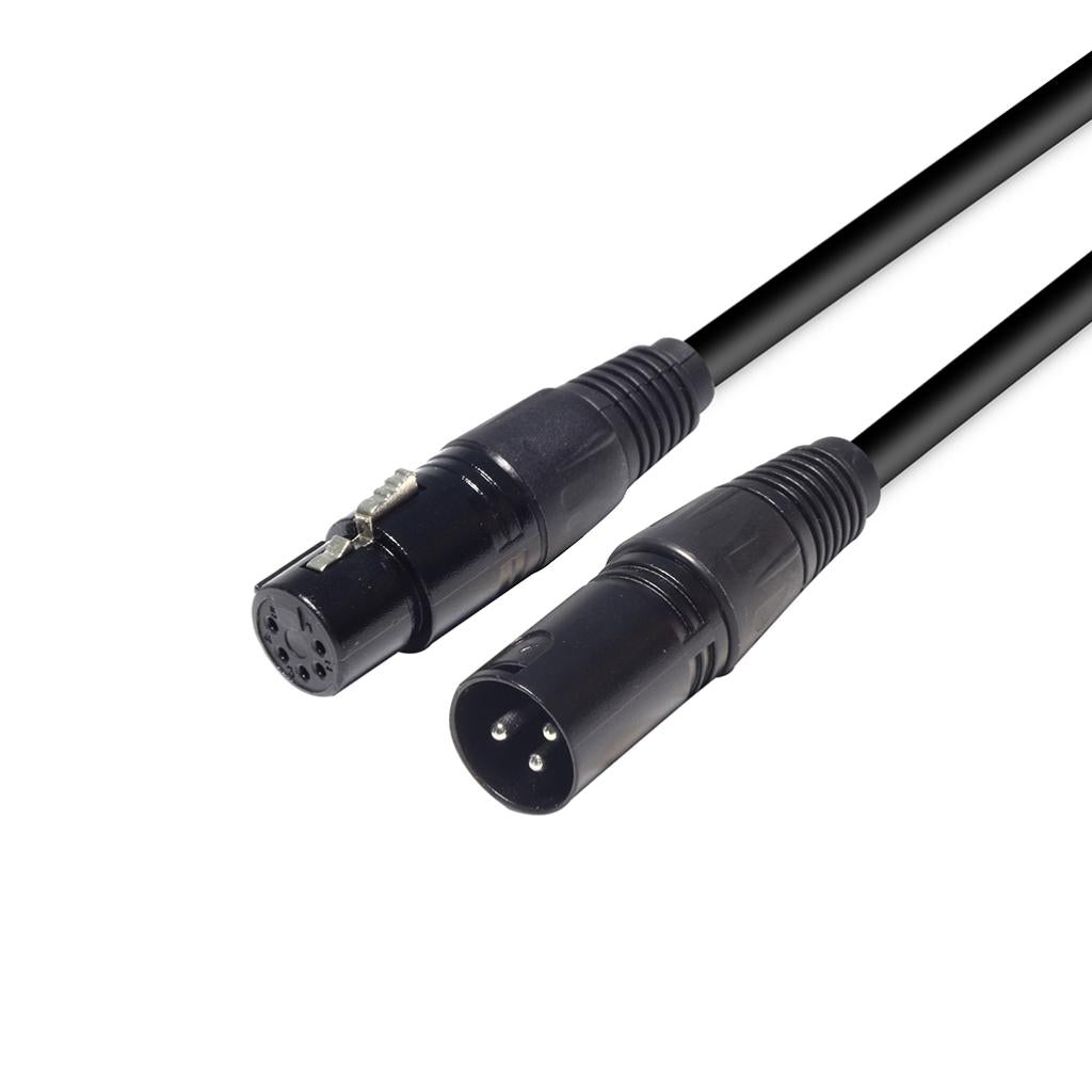XLR Microphone Cable Mic Aduio Cord 3pin male to 5pin female