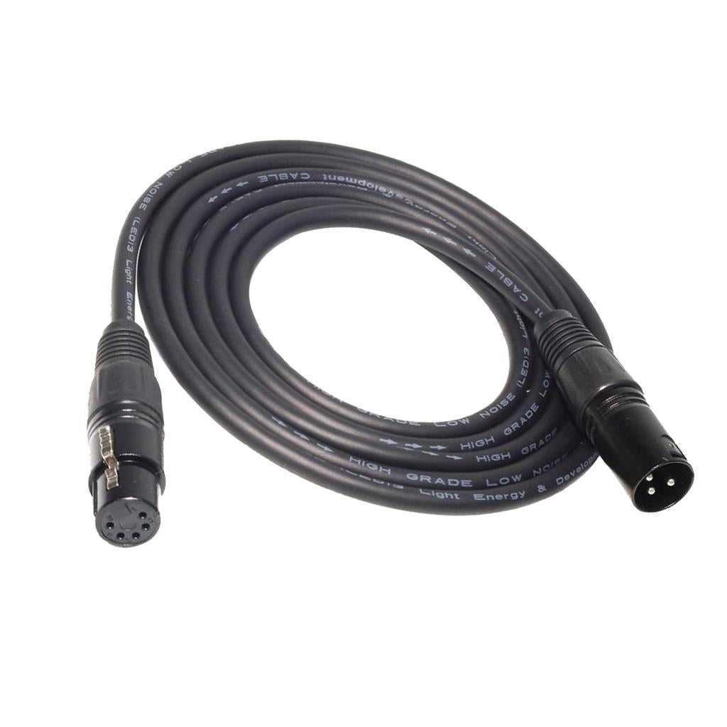 XLR Microphone Cable Mic Aduio Cord 3pin male to 5pin female