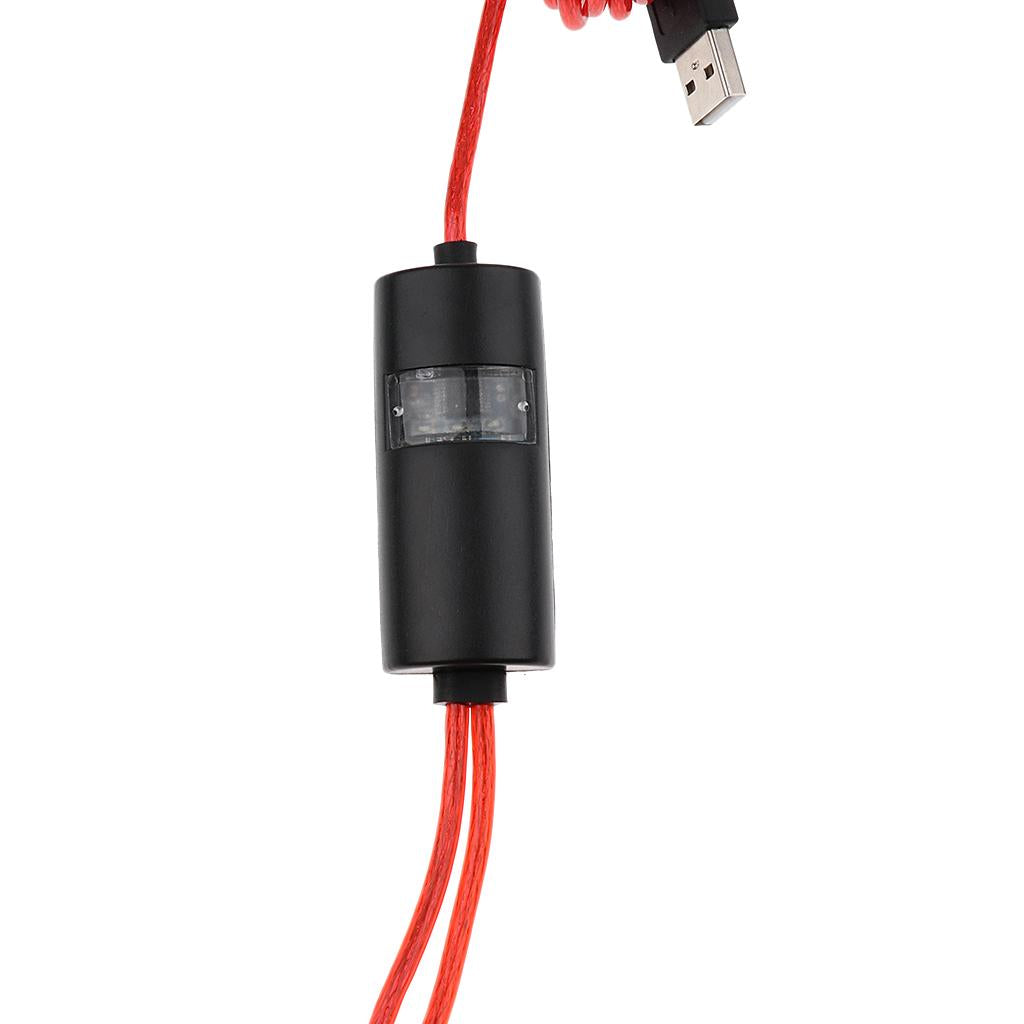 MIDI Cable Music Wire Cable for Electronic Piano Electronic Drum Red
