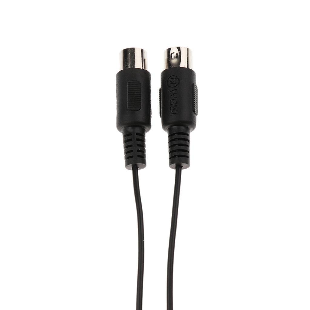 MIDI Cable Music Wire Cable for Electronic Piano Electronic Drum Black
