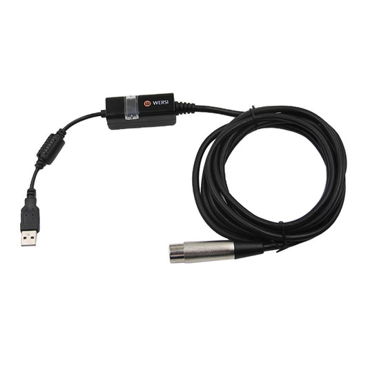 Electric Guitar Cable Computer USB to 6.35mm Jack for Musical Accessory