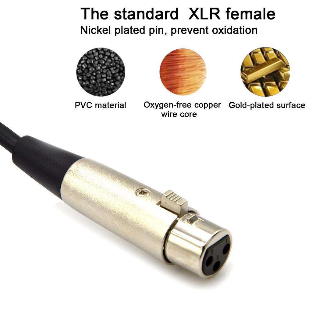 1pc USB to XLR Guitar Cable for Guitar Computer Recording Link 300cm