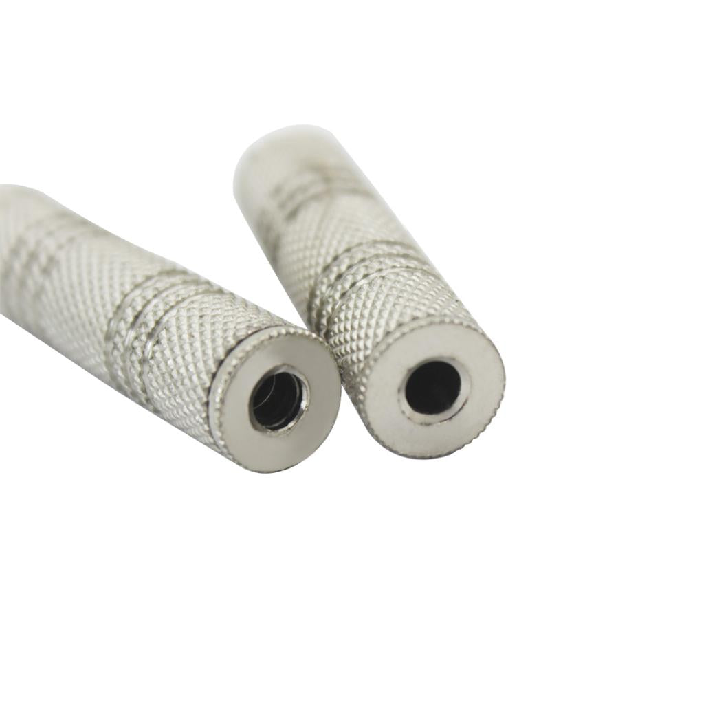 2 Pieces Microphone Connector Mic Adapter Audio Plug