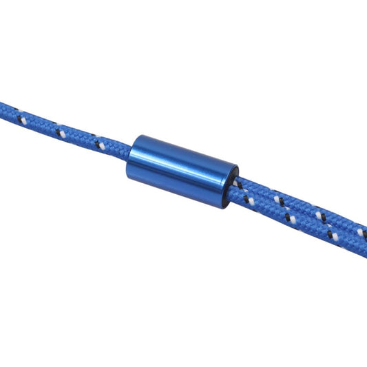 Blue Braided 1/8'' Jack 3.5mm Stereo Male to 2 RCA Male Audio Cable 10m