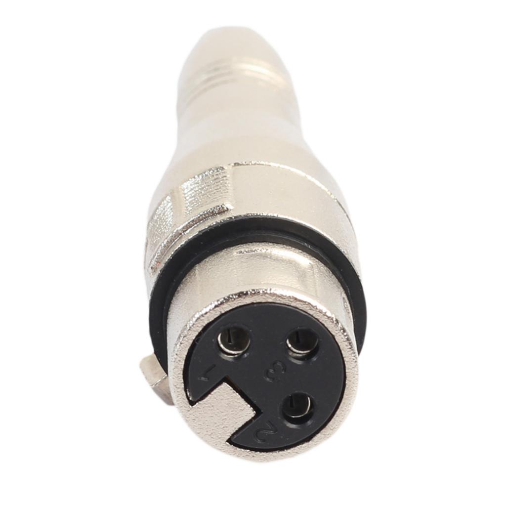 6.35mm 1/4" Mono XLR Female to Female Jack Plug Audio Adapter Converter