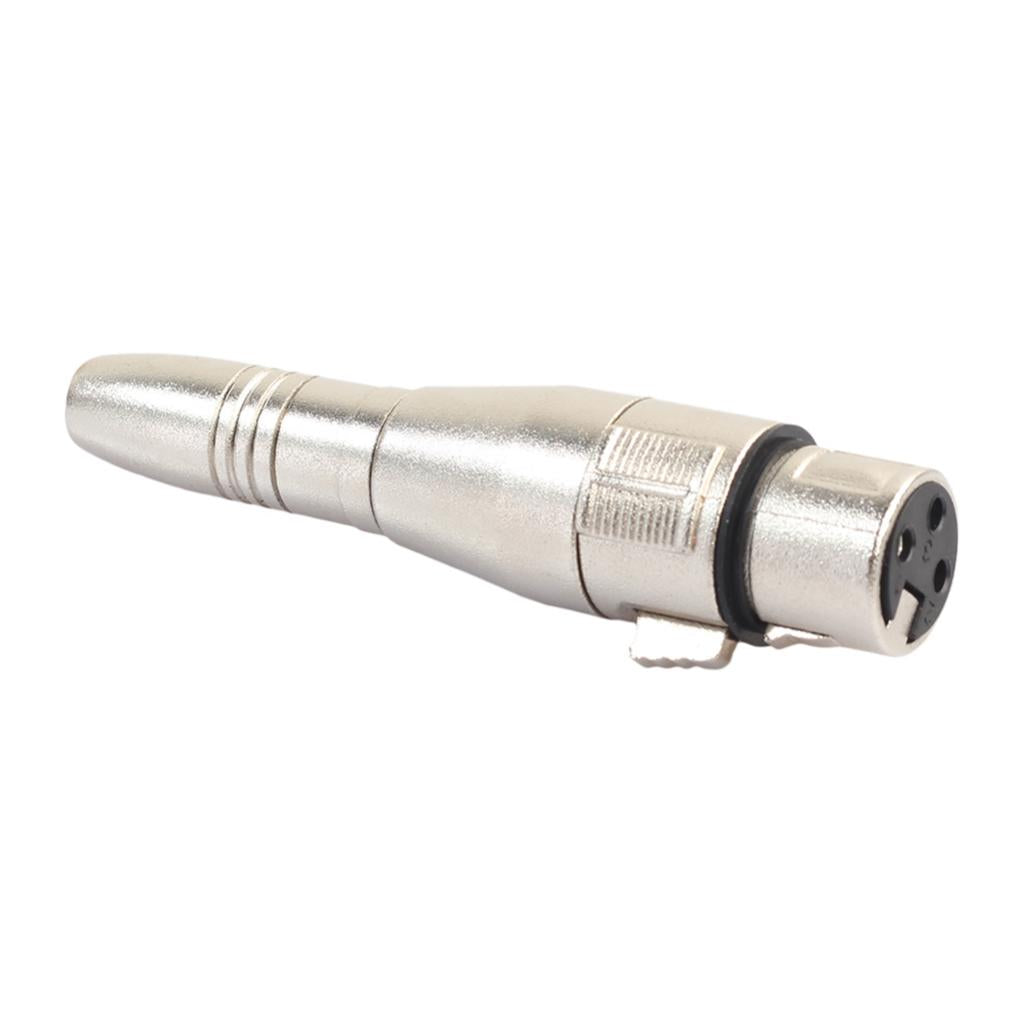 6.35mm 1/4" Mono XLR Female to Female Jack Plug Audio Adapter Converter