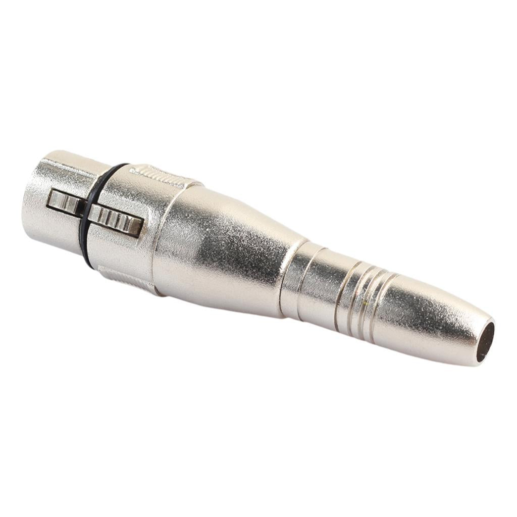 6.35mm 1/4" Mono XLR Female to Female Jack Plug Audio Adapter Converter