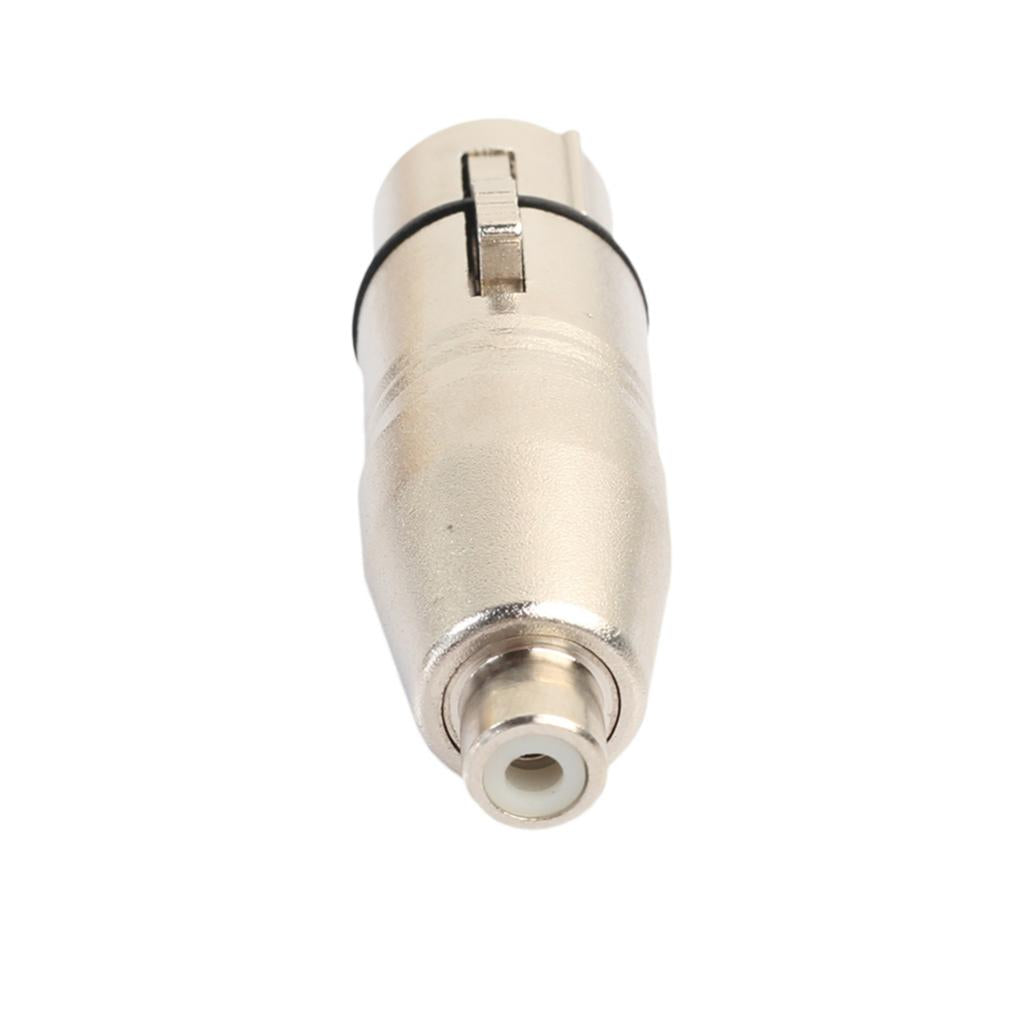 3Pin XLR Female to RCA Female Plug Audio Adapter Microphone Adapter