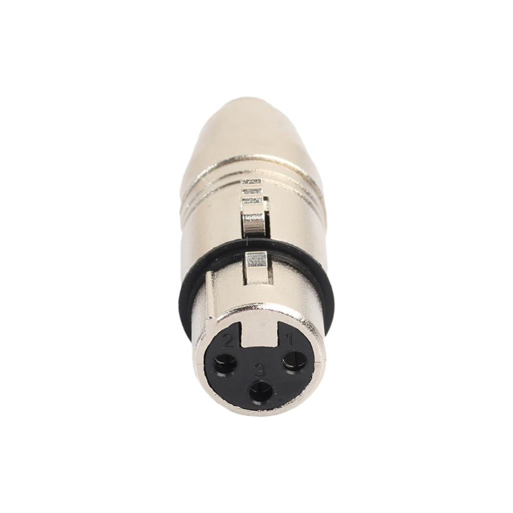 3Pin XLR Female to RCA Female Plug Audio Adapter Microphone Adapter
