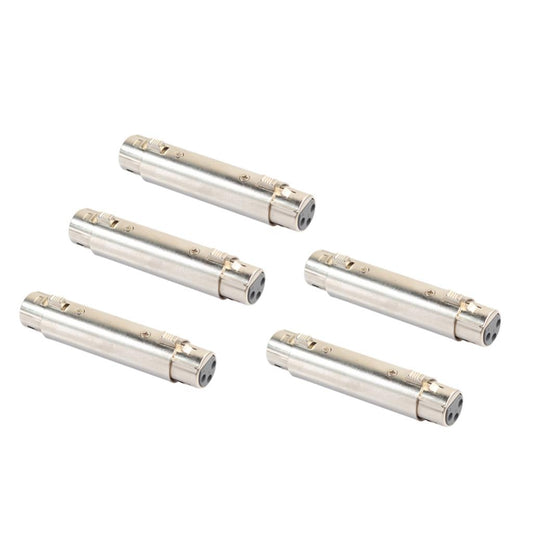 3 Pin Female to Female Headphone Mic Coupler Cable Adapter Conveter