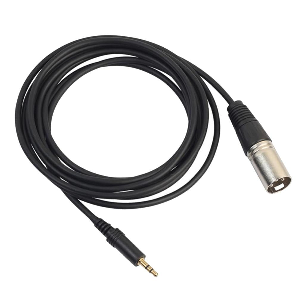 300cm 3.5mm Male to XLR Male Microphone Audio Cable Mic Cord for PC Laptop