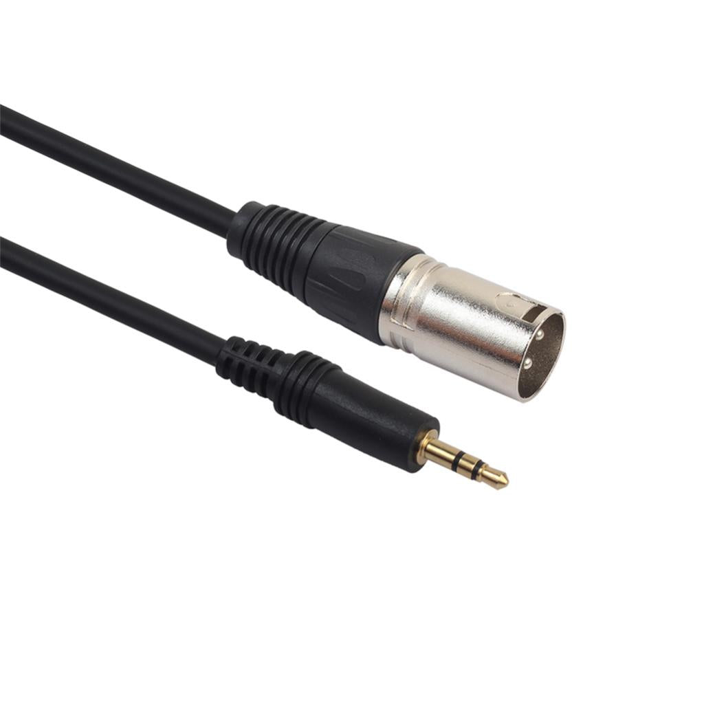 300cm 3.5mm Male to XLR Male Microphone Audio Cable Mic Cord for PC Laptop