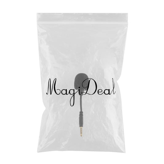 Mini Condenser Microphone Mono 3.5mm Plug-in Mic for PC Laptop Computer
