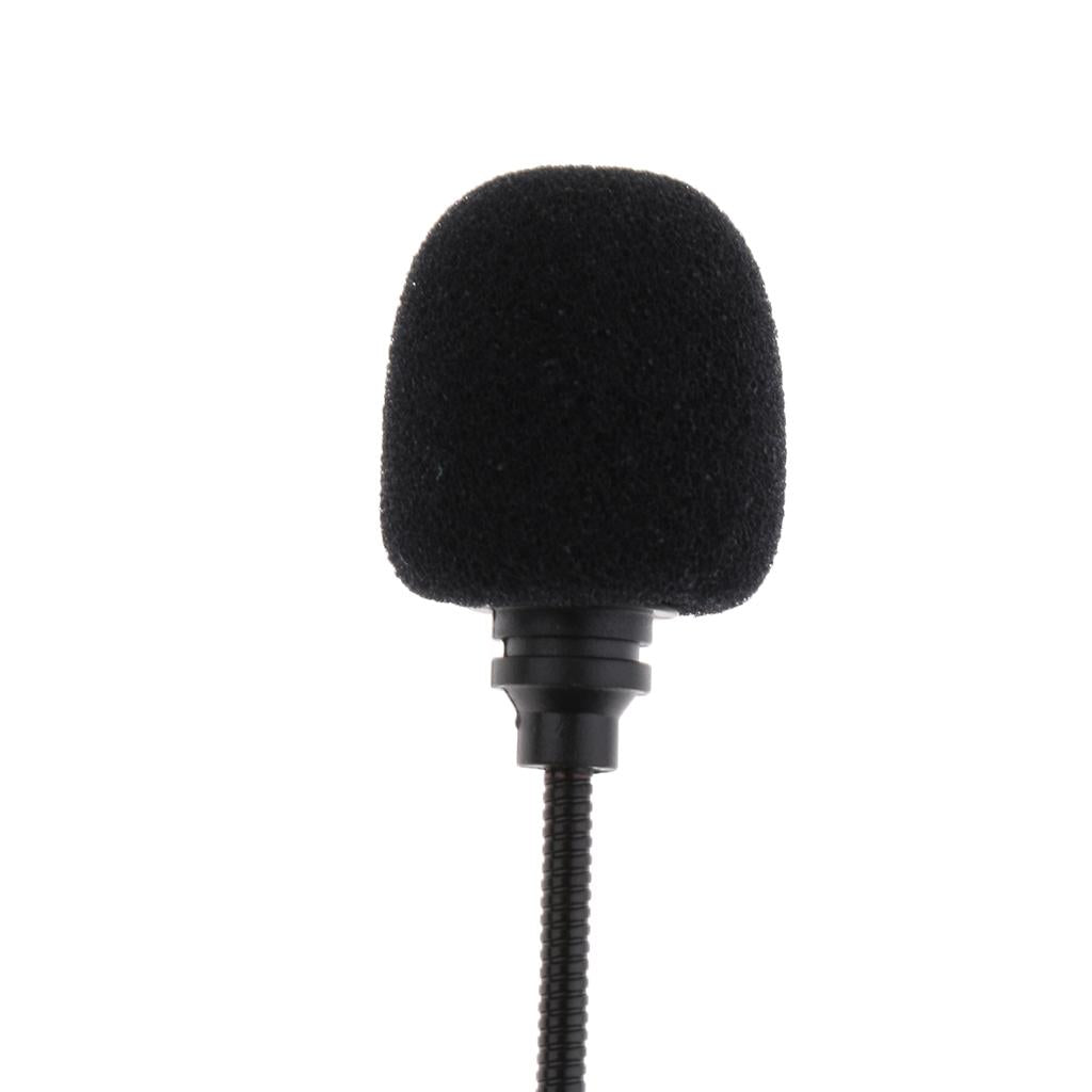 Mini Condenser Microphone Mono 3.5mm Plug-in Mic for PC Laptop Computer