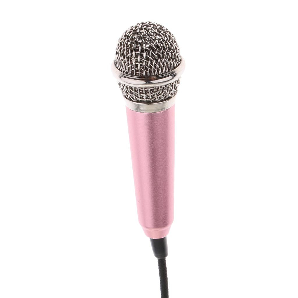 3.5mm Wired Mini Microphone Handheld Mic with Storage Box Case
