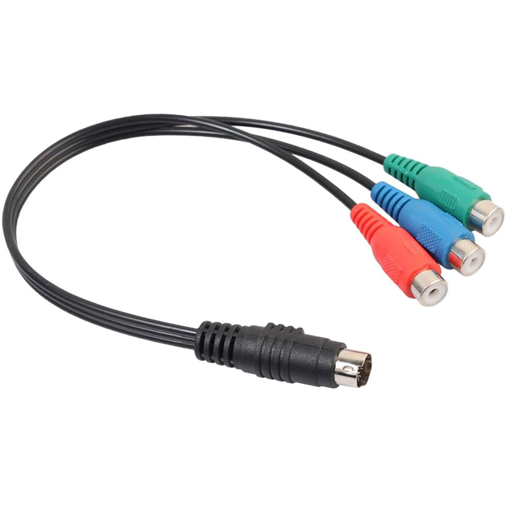 7PIN to 3RCA Different Adapter Cable S Video To 3 RCA RGB Component for DV
