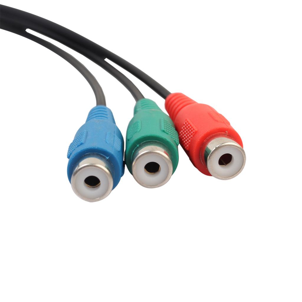 7PIN to 3RCA Different Adapter Cable S Video To 3 RCA RGB Component for DV