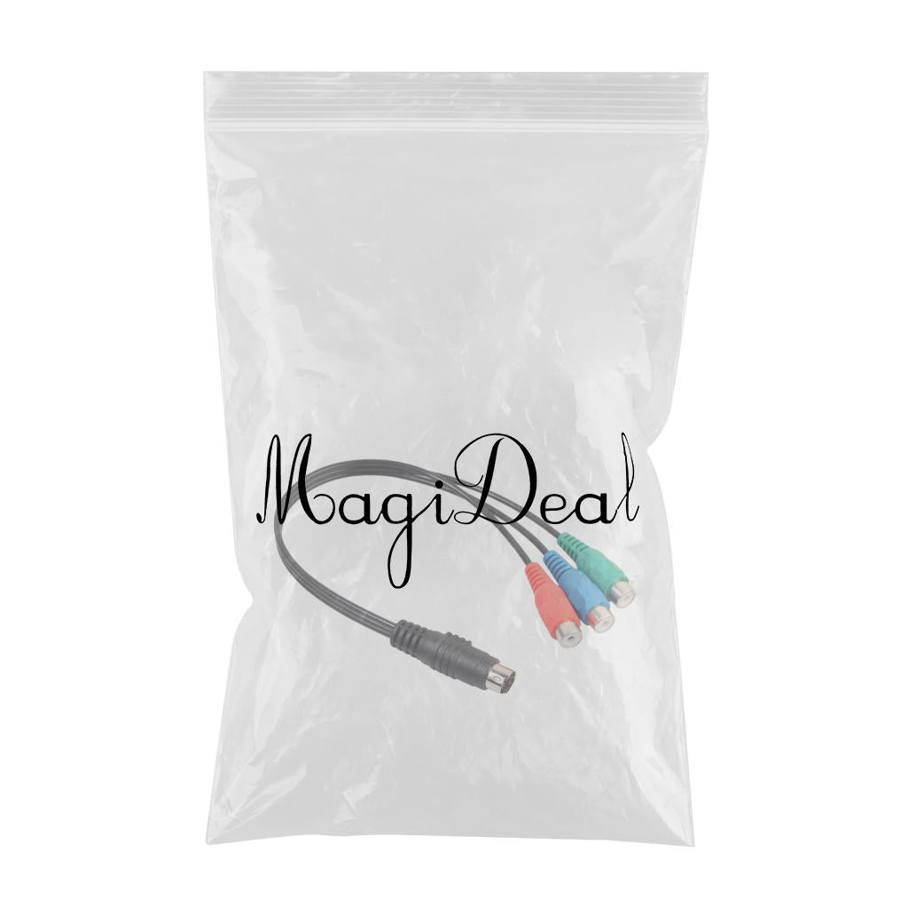 7PIN to 3RCA Different Adapter Cable S Video To 3 RCA RGB Component for DV