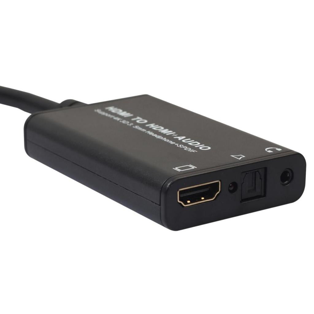 4K HDMI Audio Extractor Male to Female Audio Converter Decoder Separator