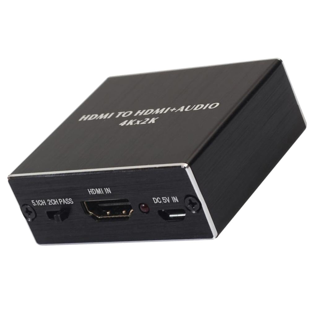 4K AY78 HDMI Splitter 3.5mm Stereo Audio Extractor HDMI Audio Splitter