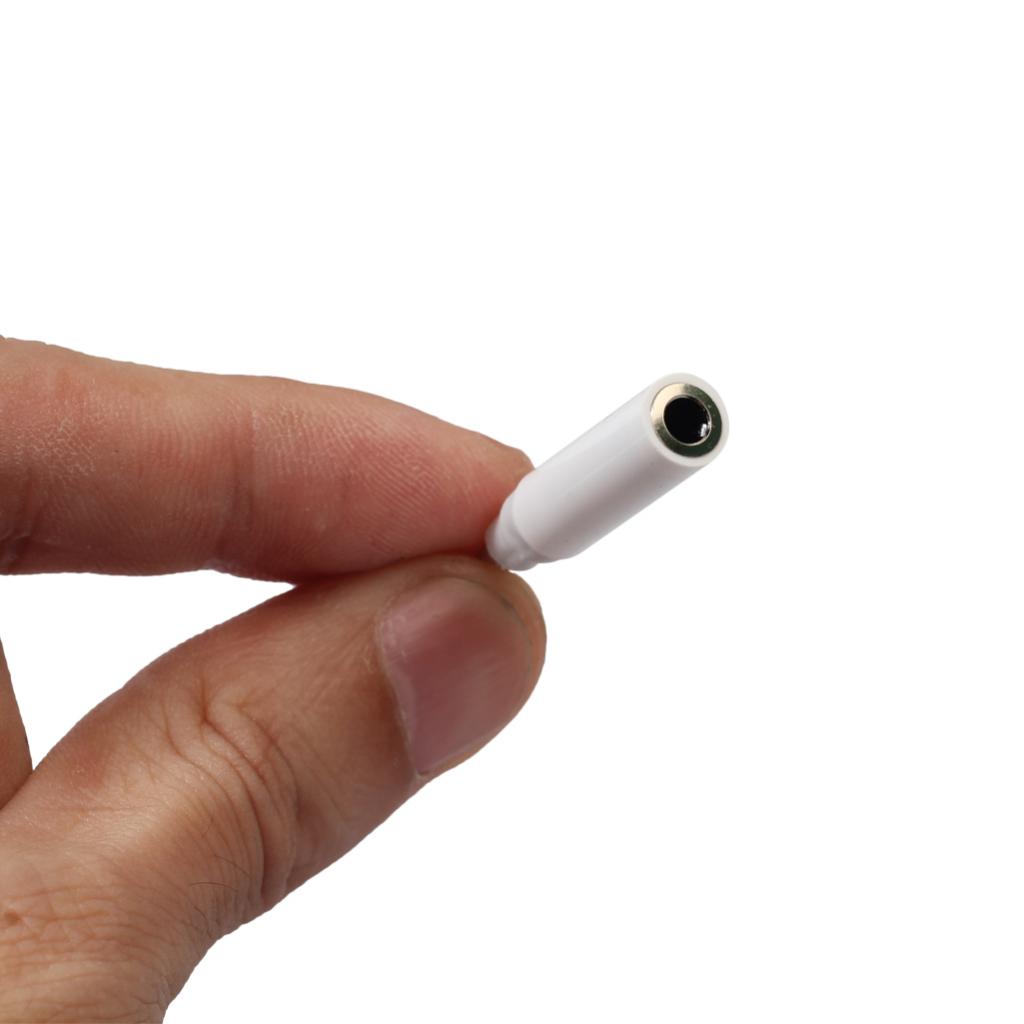 Type-C to 3.5mm Earphone Cable Adapter usb Audio Female Jack White