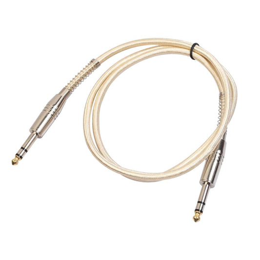 6.35mm Male to Male Guitar Audio Cable for Stereo Eectric Guitar 100cm