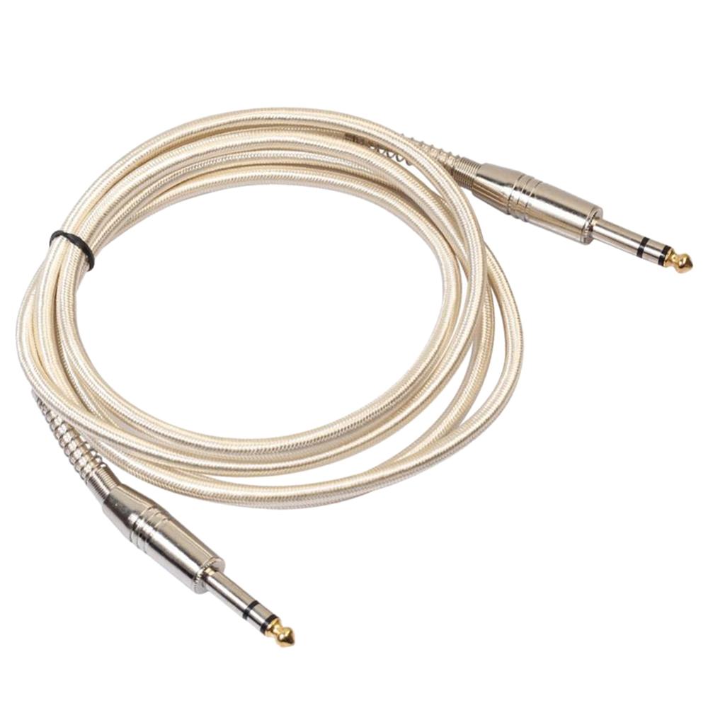 6.35mm Male to Male Guitar Audio Cable for Stereo Eectric Guitar 300cm