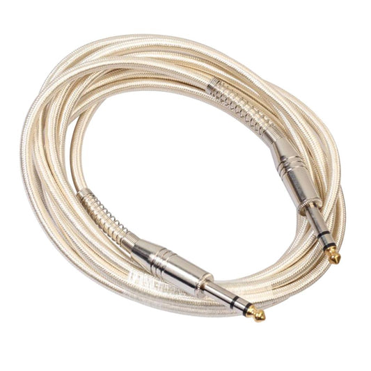 6.35mm Male to Male Guitar Audio Cable for Stereo Eectric Guitar 500cm