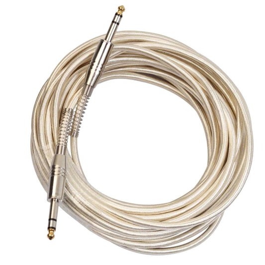 6.35mm Male to Male Guitar Audio Cable for Stereo Eectric Guitar 1000cm