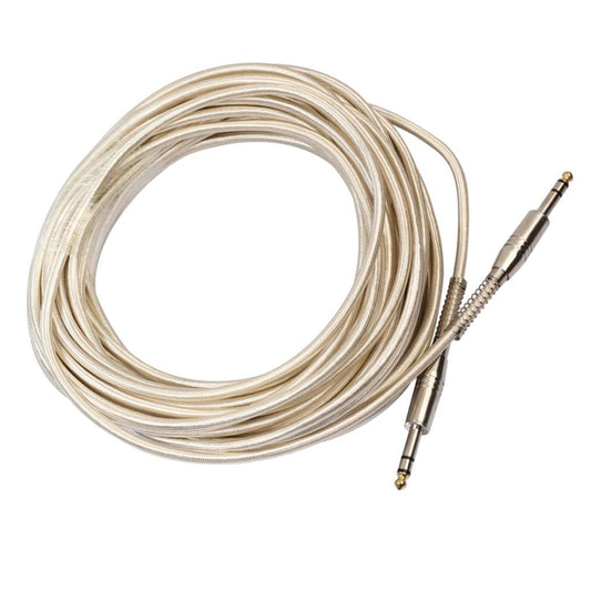 6.35mm Male to Male Guitar Audio Cable for Stereo Eectric Guitar 1500cm