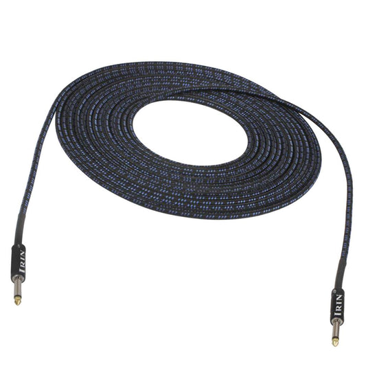 6.35mm Plug Guitar Braided Cable Blue