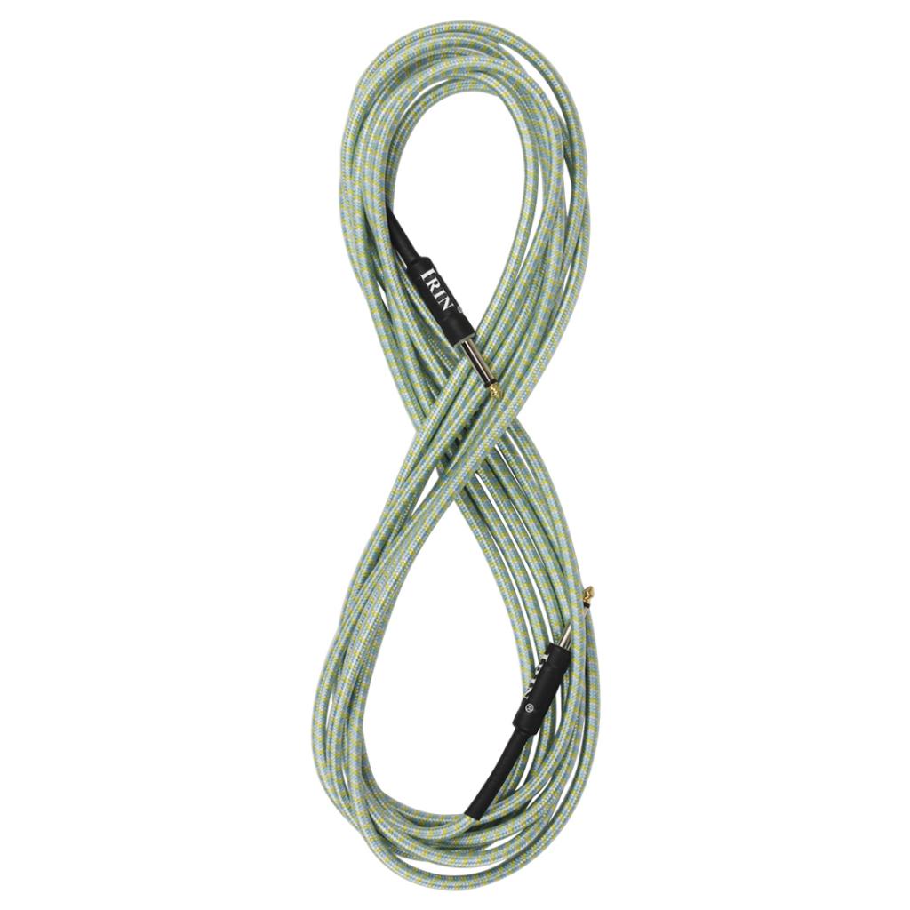 6m Instrument Cable 1/4inch Amp Cord for Electric Guitar Bass Parts Green