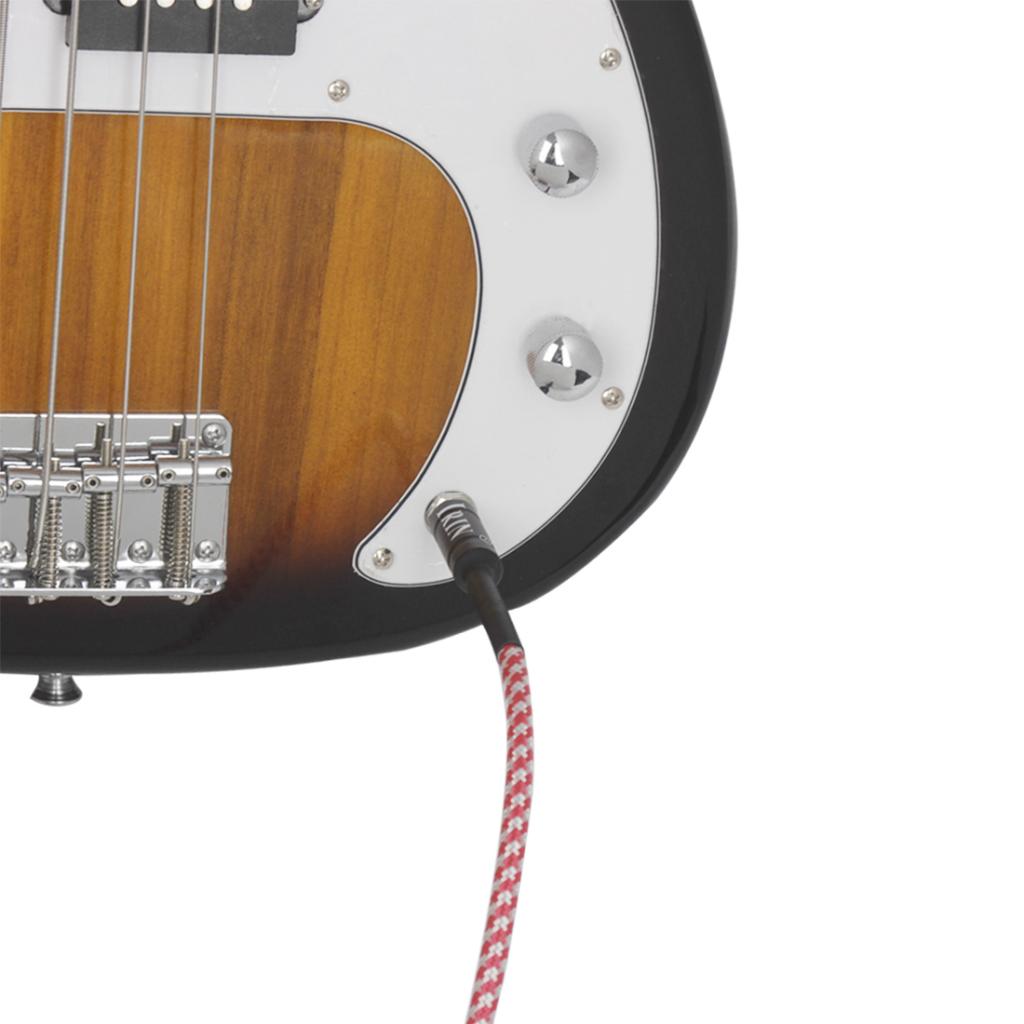 6m Instrument Cable 1/4inch Amp Cord for Electric Guitar Bass Parts Pink