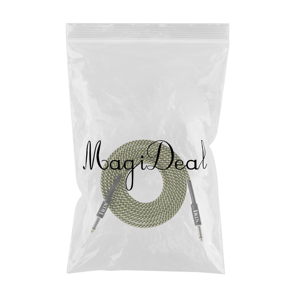 6.5mm Guitar Connection Cable for Electric Bass Guitar Accessory Yellow