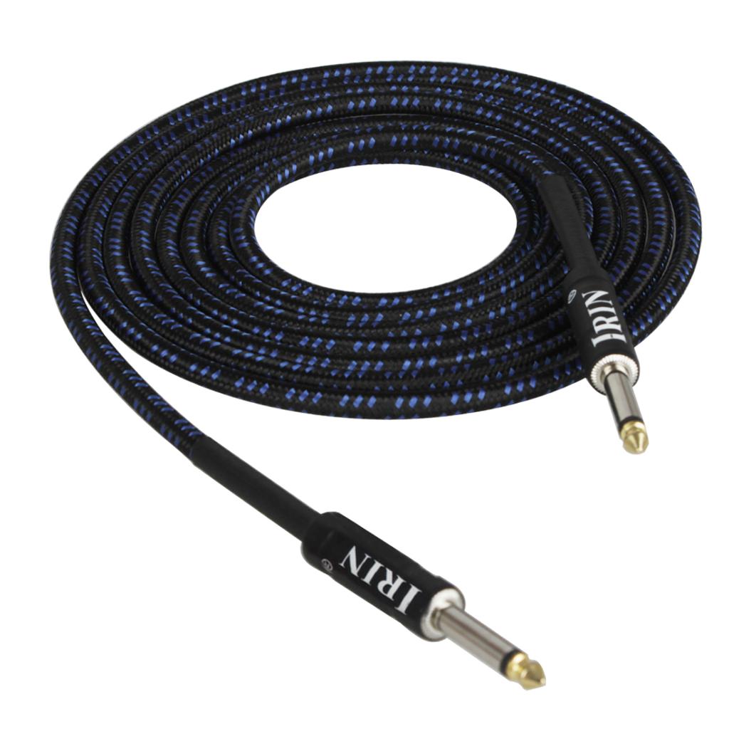 6.5mm Guitar Connection Cable for Electric Bass Guitar Accessory Blue