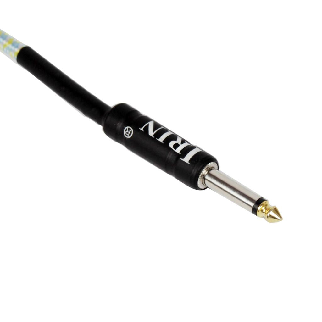 6.5mm Guitar Connection Cable for Electric Bass Guitar Accessory Green