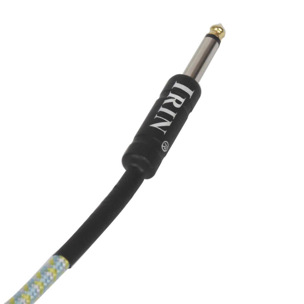 6.5mm Guitar Connection Cable for Electric Bass Guitar Accessory Green