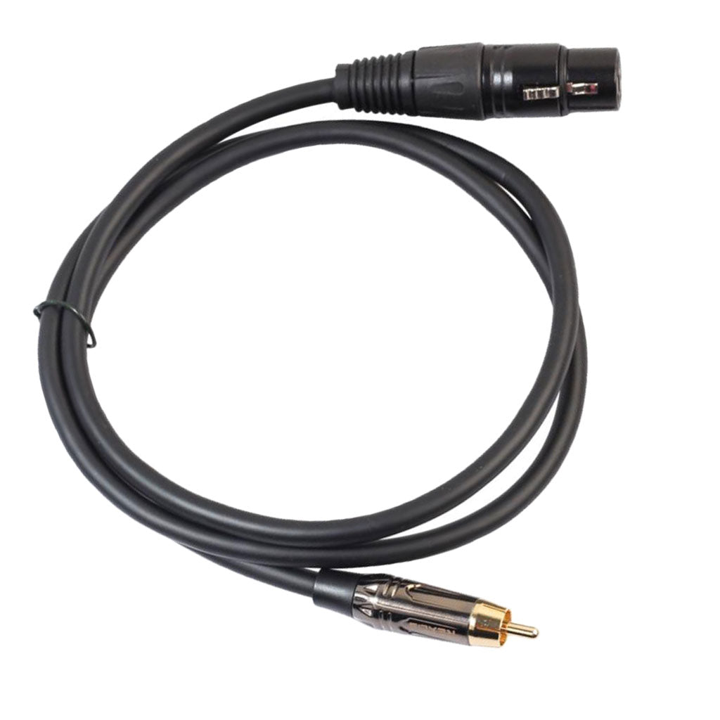 RCA Male to XLR Female Cable Cord Microphone Audio Connector Wire 100cm