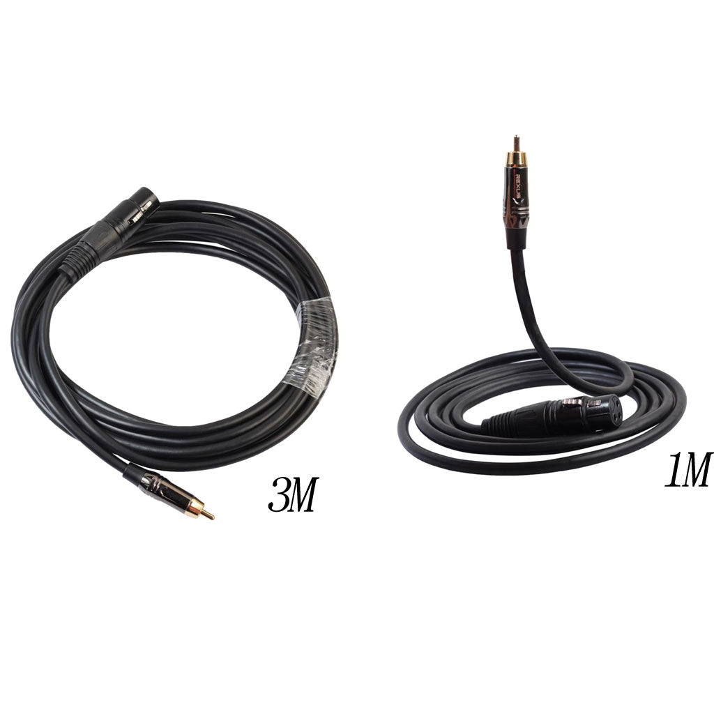 RCA Male to XLR Female Cable Cord Microphone Audio Connector Wire 100cm