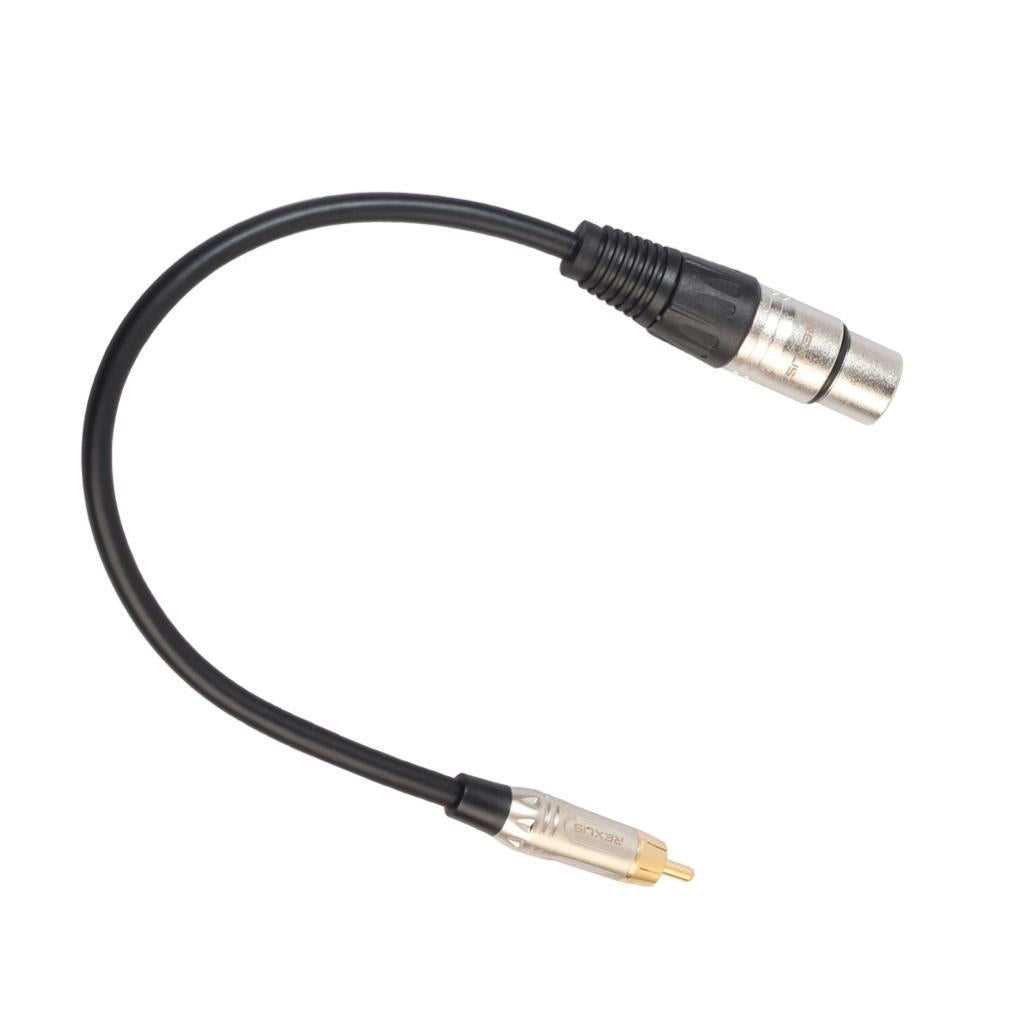 RCA Male to XLR Female Cable Cord Microphone Audio Connection Wire 1m