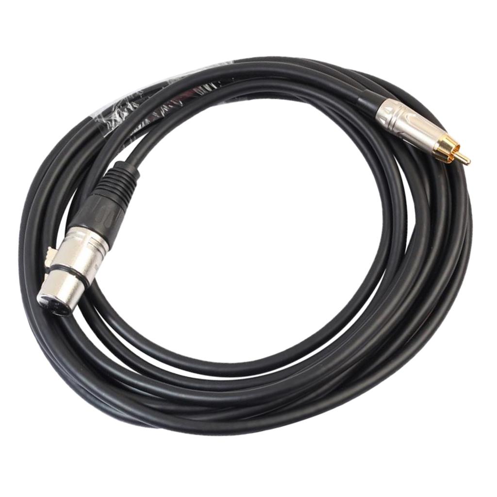 XLR Female to 3.5mm Connector Cable Microphone Cord Speaker for Microphone