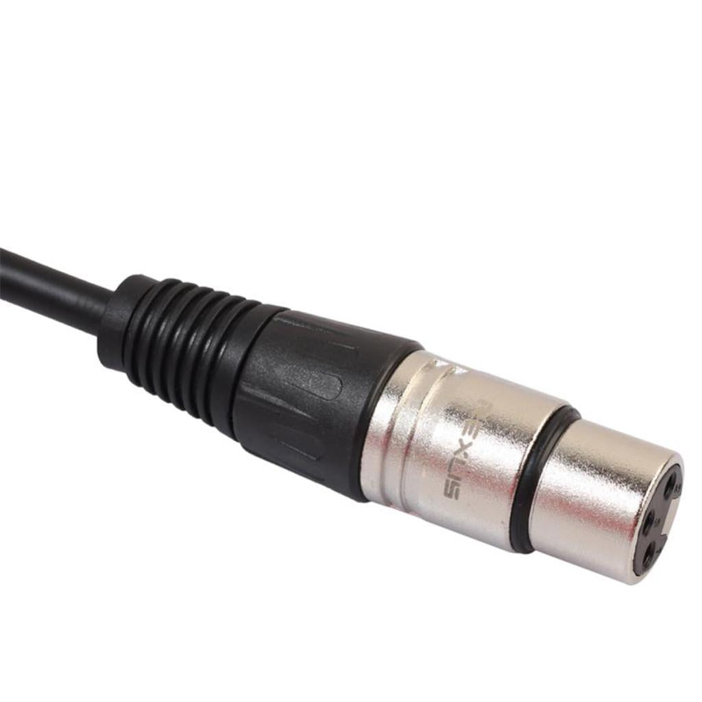 XLR Female to 3.5mm Connector Cable Microphone Cord Speaker for Microphone