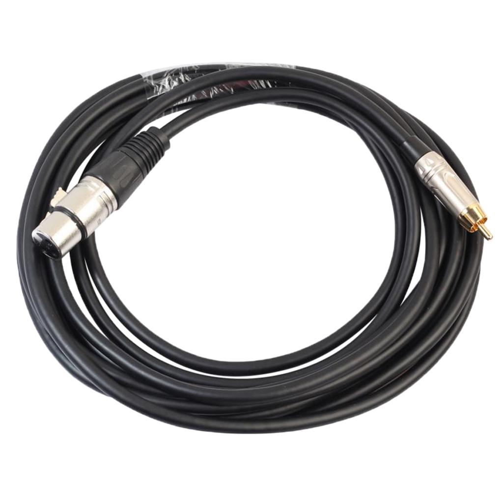 XLR Female to 3.5mm Connector Cable Microphone Cord Speaker for Microphone