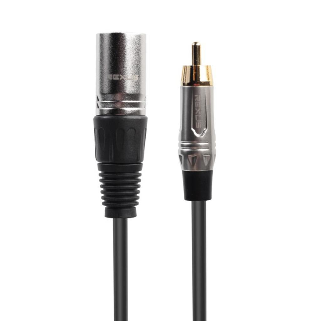 RCA Male to XLR Female Microphone Speaker Audio Cable for Home Theatre Stage
